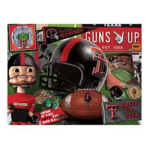 Officially Licensed NCAA Texas Tech Red Raiders Retro 500-Piece Puzzle