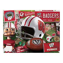 Officially Licensed NCAA Wisconsin Badgers Retro 500-Piece Puzzle