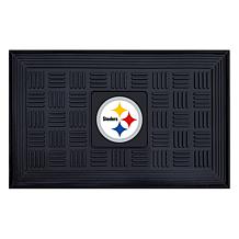 Officially Licensed NFL 19.5" x 31" Heavy-Duty Door Mat - Steelers