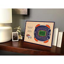 Officially Licensed NFL 3-D Desktop Display - Denver Broncos