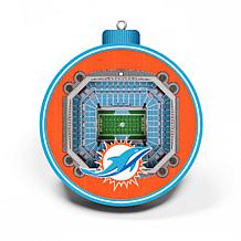 Miami Dolphins Art Deco Stadium Silver Coin Photo Mint Shop The