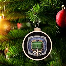 Officially Licensed NFL 3D StadiumView Ornament 2-pack - New Orleans