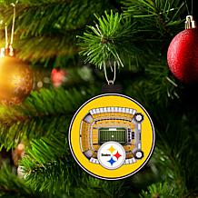 Officially Licensed NFL 3D StadiumView Ornament 2-pack - Pittsburgh