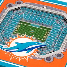 Officially Licensed NFL 3D StadiumViews Coaster Set - Miami Dolphins
