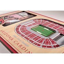 Officially Licensed NFL 3D StadiumViews Frame - Arizona Cardinals