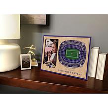 Officially Licensed NFL 3D StadiumViews Frame - Baltimore Ravens