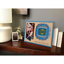 Officially Licensed NFL 3D StadiumViews Frame - Carolina Panthers