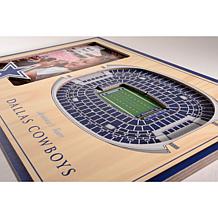 Officially Licensed NFL 3D StadiumViews Frame - Dallas Cowboys