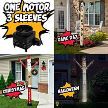 Officially Licensed NFL 3pk Sporticulture Inflatable Crazy Sports Fan