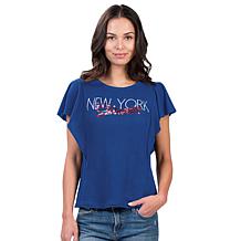 Officially Licensed NFL by Carl Banks S/s Fashion Top
