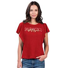 Officially Licensed NFL 4Her Crowd Wave Fashion Top by Glll