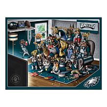 Officially Licensed NFL 500-piece Puzzle - A Real Nailbiter - Eagles