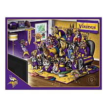 Officially Licensed NFL 500-piece Puzzle - A Real Nailbiter - Vikings