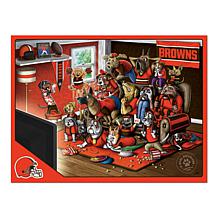 Officially Licensed NFL 500-piece Puzzle - A Real Nailbiter - Browns