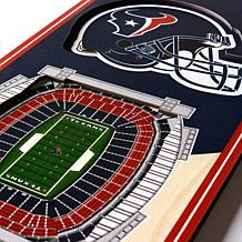 Officially Licensed NFL 6" x 19" 3-D Stadium Banner - Houston Texans