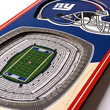 Officially Licensed NFL 6" x 19" 3-D Stadium Banner - New York Giants