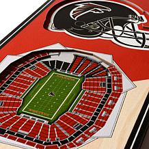 Officially Licensed NFL 6" x 19" 3D Stadium Banner - Atlanta Falcons