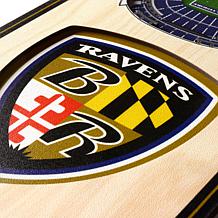 Officially Licensed NFL 6" x 19" 3D Stadium Banner - Baltimore Ravens