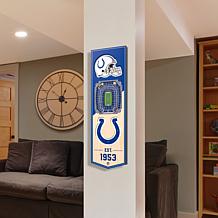 Officially Licensed NFL 6"x19" 3-D Stadium Banner - Indianapolis Colts