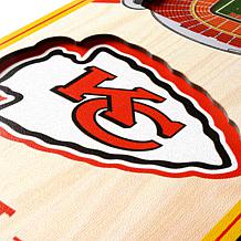 Officially Licensed NFL 6x19" 3D Stadium Banner - Kansas City Chiefs