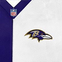 Officially Licensed NFL Baltimore Ravens Pebble Split Hobo Bag