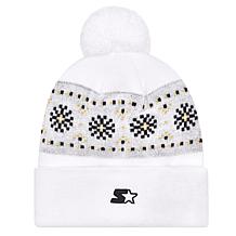 Officially Licensed NFL by Carl Banks Holiday Sweater Light-up Beanie