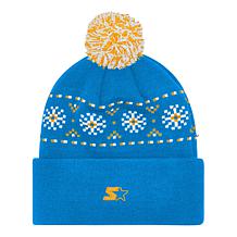 Officially Licensed NFL by Carl Banks Holiday Sweater Light-up Beanie