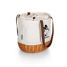 Officially Licensed NFL Canvas and Willow Basket Tote - Mickey Ravens