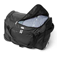 Officially Licensed NFL Detroit Lions 22" Wheeled Duffel Bag