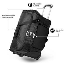 Officially Licensed NFL Detroit Lions 22" Wheeled Duffel Bag