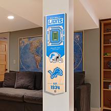Officially Licensed NFL Detroit Lions 3D Stadium Banner