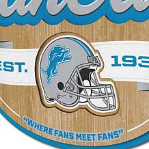 Officially Licensed NFL Detroit Lions Fan Cave Sign