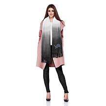 Officially Licensed NFL Dip Dye Scarf - Detroit Lions