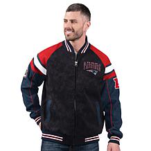 Officially Licensed NFL Faux Suede Jacket by Glll Sports