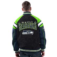 Officially Licensed NFL Faux Suede Jacket by Glll Sports