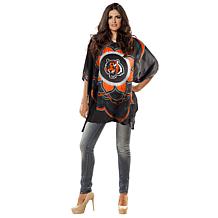 Officially Licensed NFL "Flower" Caftan - Cincinnati Bengals