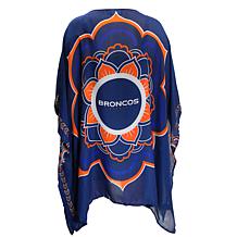 Officially Licensed NFL "Flower" Caftan - Denver Broncos