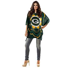 Officially Licensed NFL "Flower" Caftan - Green Bay Packers