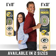 Officially Licensed NFL Green Bay Packers 3D Stadium Banner