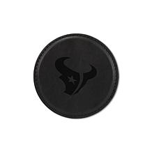 Officially Licensed NFL Houston Texans Black Personalized Coaster 4pk