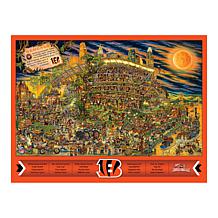 Officially-Licensed NFL Joe Journeyman Puzzle - Cincinnati Bengals