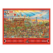 Officially-Licensed NFL Joe Journeyman Puzzle - Cleveland Browns