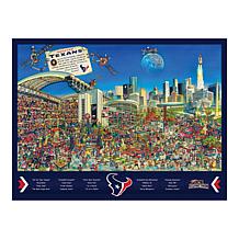 Officially-Licensed NFL Joe Journeyman Puzzle - Houston Texans