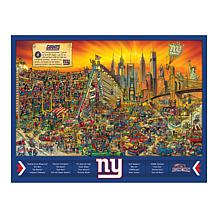 Officially-Licensed NFL Joe Journeyman Puzzle - New York Giants