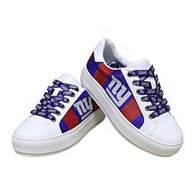 Officially Licensed NFL Lace-Up Sparkle Sneaker by Cuce Shoes