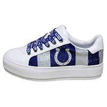 Officially Licensed NFL Lace-Up Sparkle Sneaker by Cuce Shoes