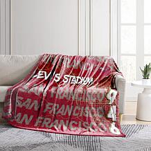 Officially Licensed NFL Logo Brands Home Team Throw