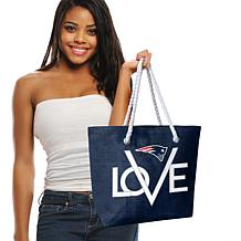 Officially Licensed NFL Love Tote - New England Patriots