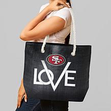 Officially Licensed NFL Love Tote - San Francisco 49ers