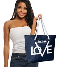 Officially Licensed NFL Love Tote - Seattle Seahawks